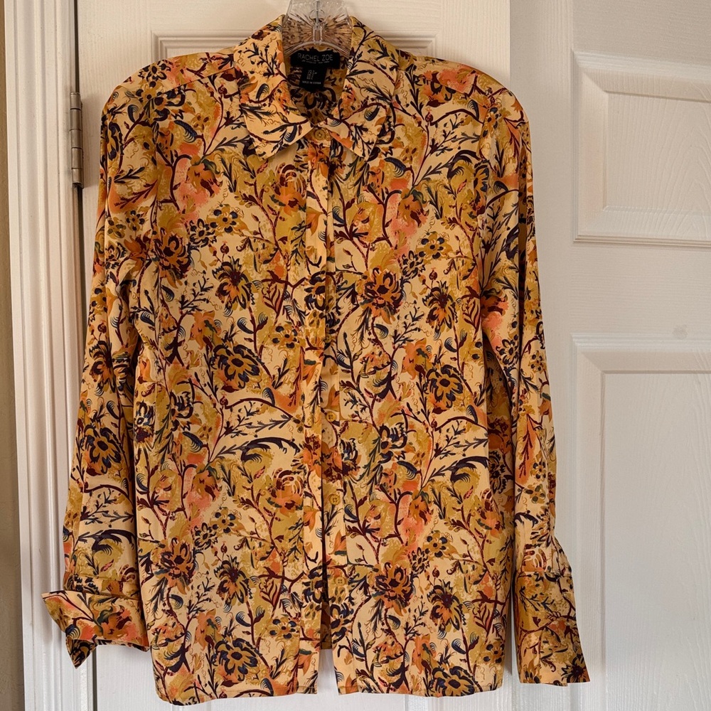 Rachel Zoe Multicolor Floral Blouse